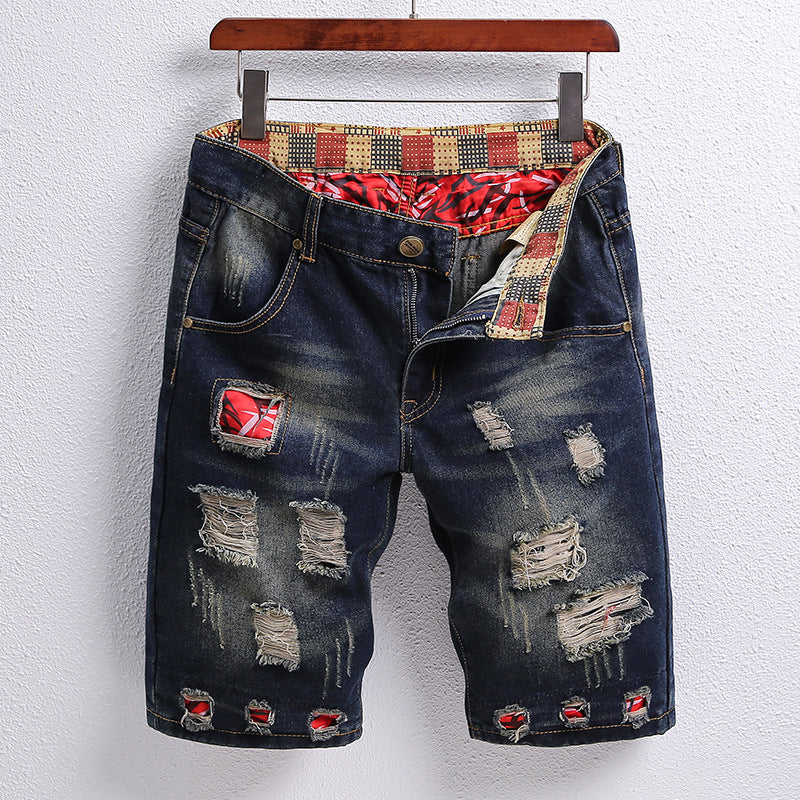 Fashionable Driven Trendy Patchwork Shorts