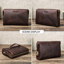 Black Angel First Layer Cattlehide Leather Men