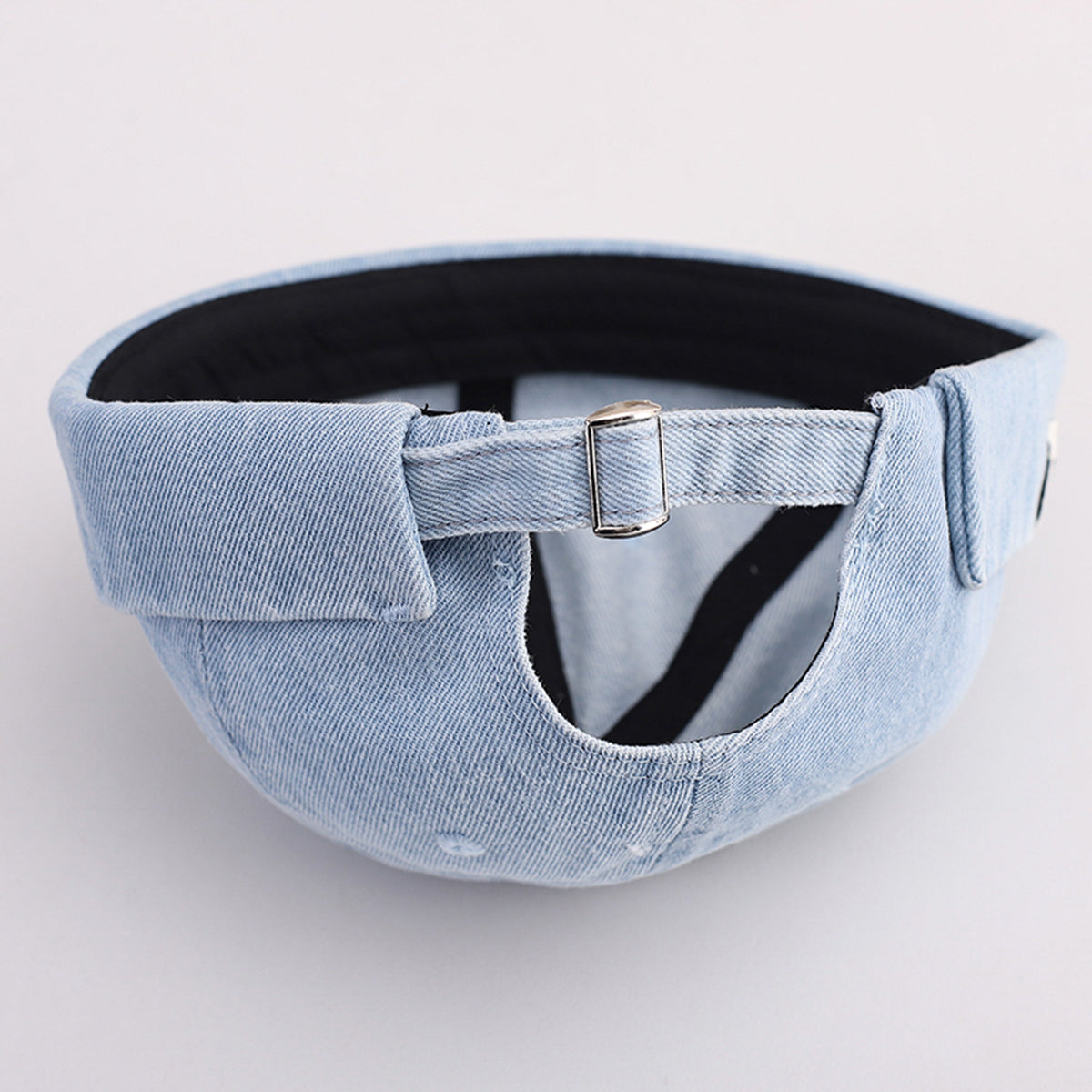 Solid-color GB Adjustable Fashion Trend Casual Style Round-brimmed Without-visor Cowboy Hat Suitable For Outdoor Travel, Mountain Climbing, Photography And Shopping.