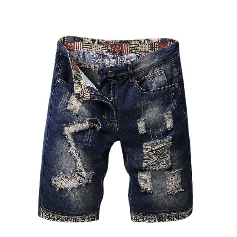 Fashionable Driven Trendy Patchwork Shorts