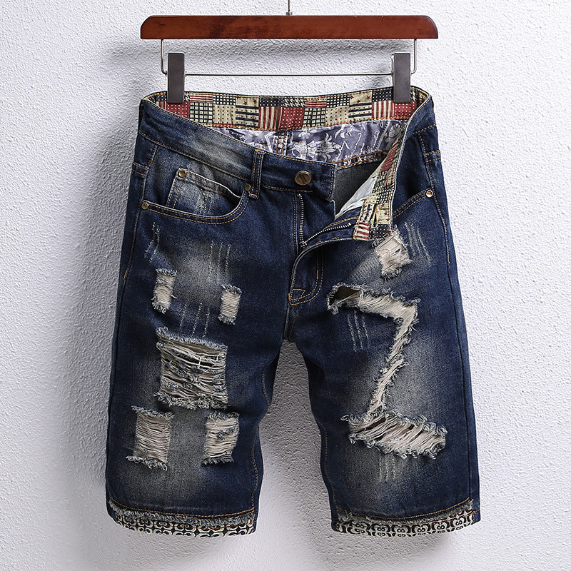 Fashionable Driven Trendy Patchwork Shorts