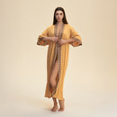 Solid-color Lace-trimmed Robe Lounge Wear Robed