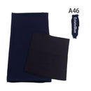 Same-color Chiffon Headscarf And Base Cap Set