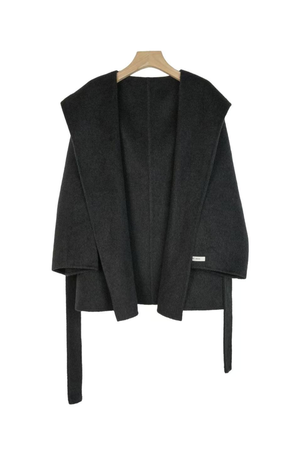 Fashionable Casual Women's Double-Faced Wool Coat