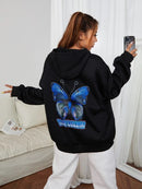 Hedging Fashion All-match Letter Urban Casual Thickened Sweater