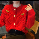 Women Wear Loose And Lazy Sweater Coats