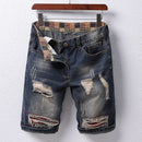 Fashionable Driven Trendy Patchwork Shorts