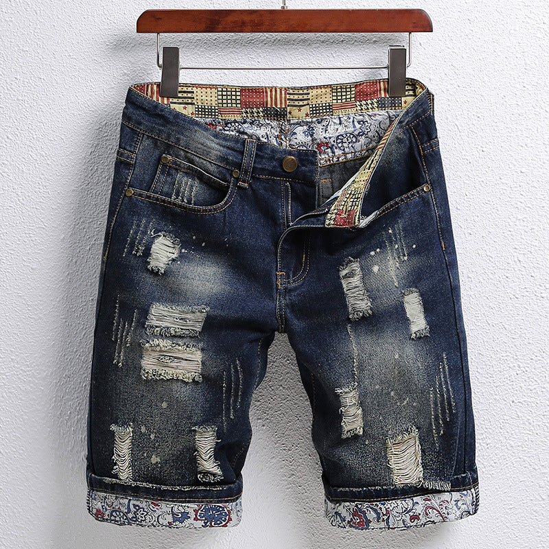Fashionable Driven Trendy Patchwork Shorts