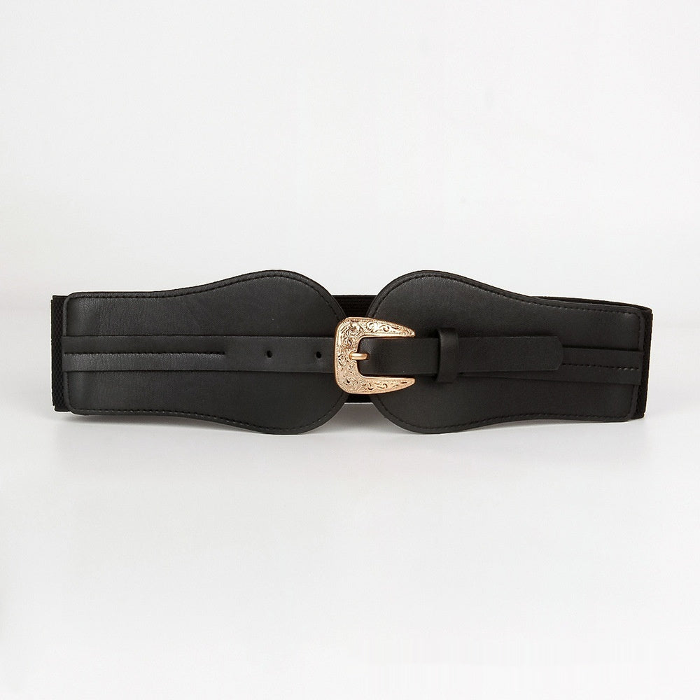 Women's Retro Loose Elastic Casual Belt