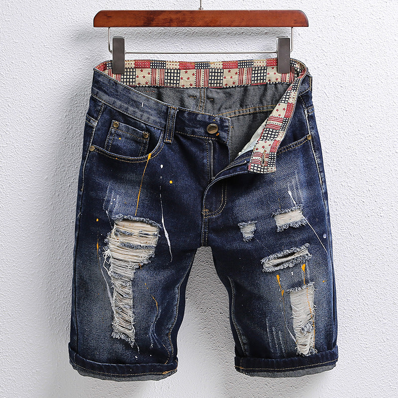 Fashionable Driven Trendy Patchwork Shorts