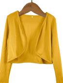 Women's Short Versatile Solid-Colored Shawl