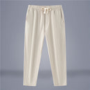 Men's Cotton-Linen Fashionable Casual Wide-Leg Pants