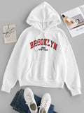 Hedging Fashion All-match Letter Urban Casual Thickened Sweater