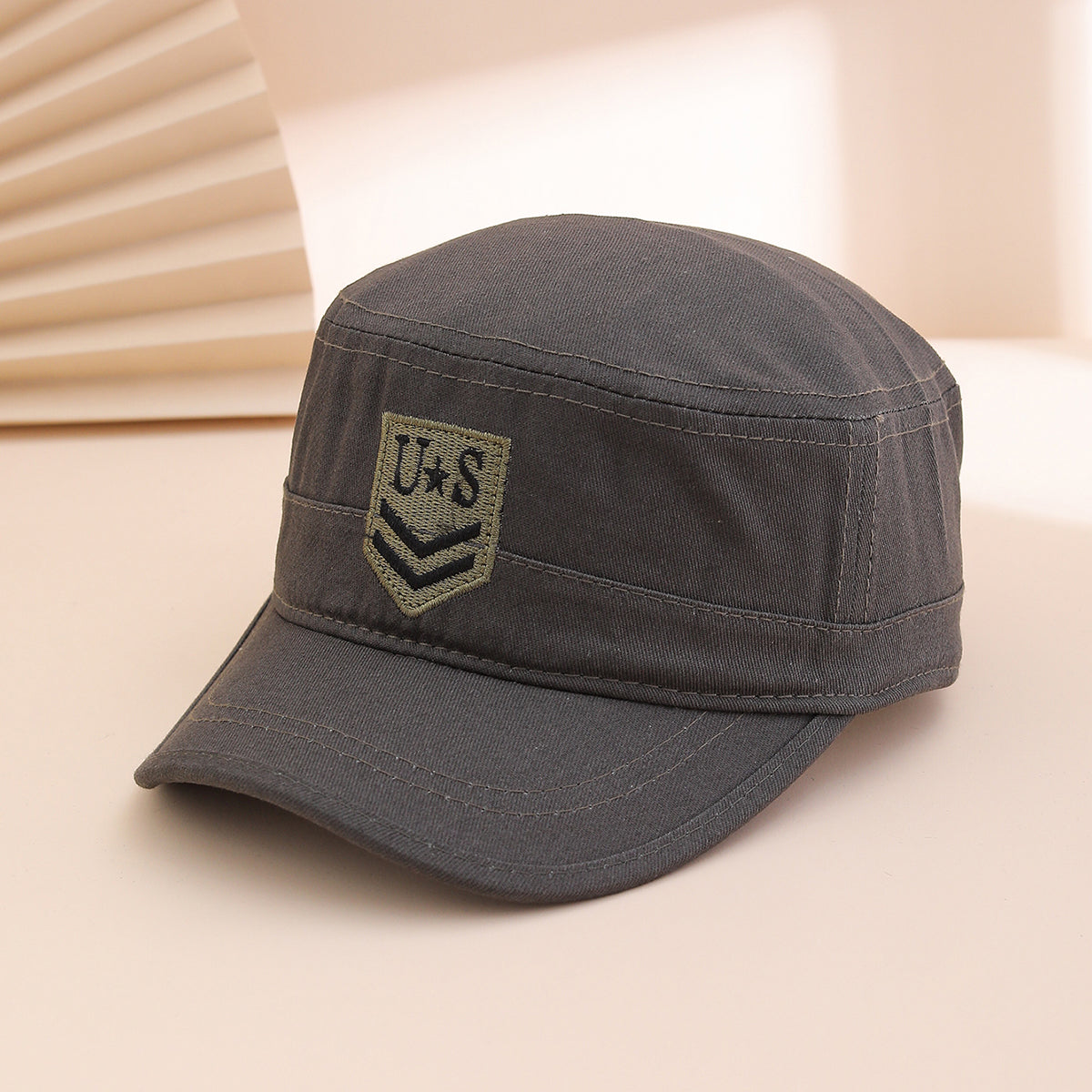 Fashion Camouflage Flat-top Hat, Outdoor Tactical Sun Protection Hat, Trendy And Versatile Embroidered Casual Hat