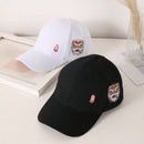 Men's Black And White Printed Chinese-style Lion-themed Large-sized Sun-protective, Fashionable And Versatile Baseball Cap, Suitable For Daily Use, Outdoor Activities And Street Play.