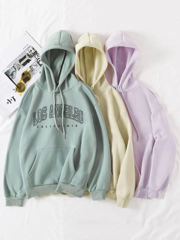 Hedging Fashion All-match Letter Urban Casual Thickened Sweater