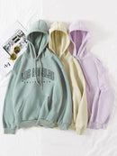 Hedging Fashion All-match Letter Urban Casual Thickened Sweater